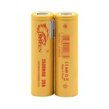 Imren - 18650 - 2 Pack - Battery - Gold